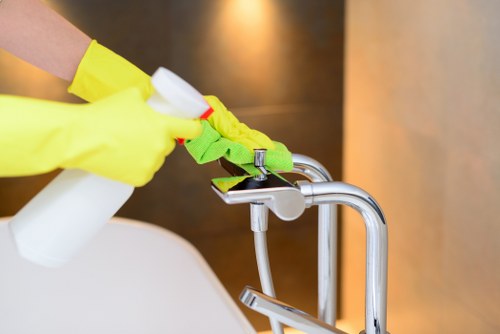 Professional carpet cleaners in Brunswick Park restoring a living room carpet